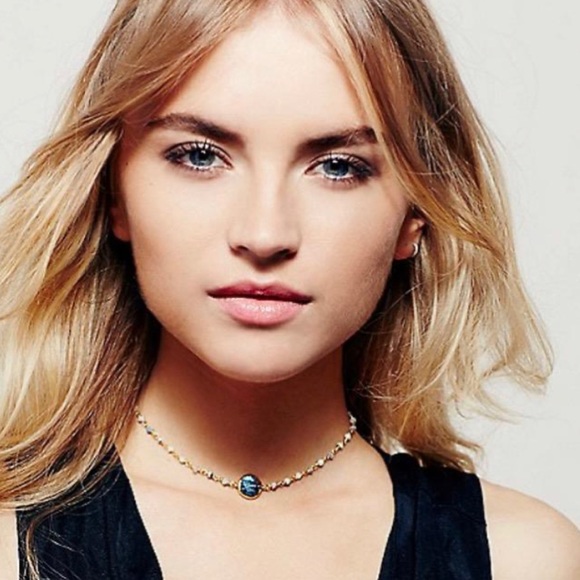 Labradorite round gemstone and Dendrite opal Rosary chain - Picture 1 of 8